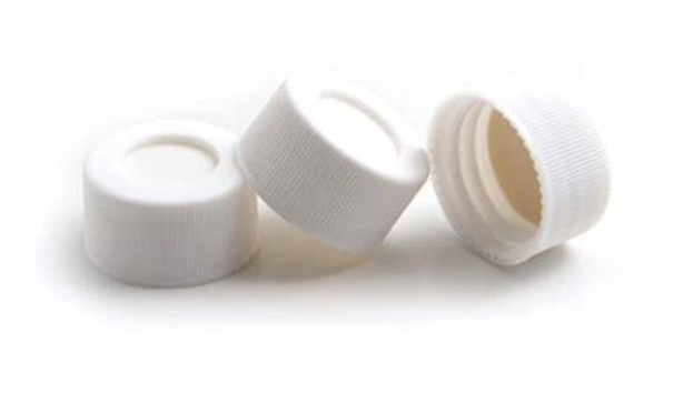 Diaguru White Screw Cap for 20-60mL Vial 24-400 Closed Top Box/100